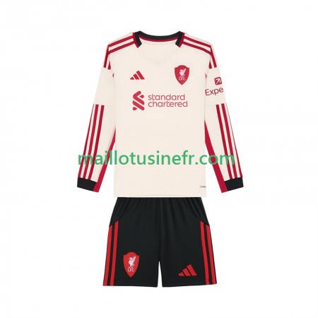 Maillot de Foot Liverpool Extérieur 2025-26 Manches Longues - Enfant Maillot de Foot Liverpool Extérieur 2025-26 Manches Longues - Enfant